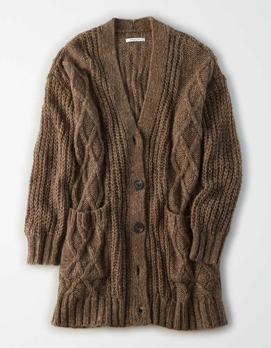 American Eagle Women's Oversized Cable 