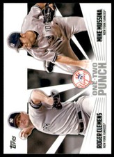 2023 Topps One-Two Punch Roger Clemens / Mike Mussina New York Yankees #12P-21