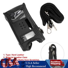 Multifunction Leather Case Walkie Talkie Bag For Baofeng UV10R Two Way Radio