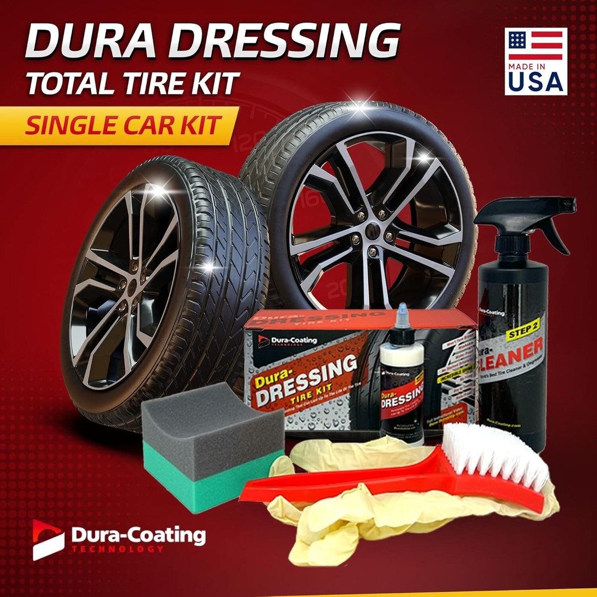 DURA-COATING TECHNOLOGY, Dressing Total Tire Kit, Single Car Kit - All  Inclus... | eBay