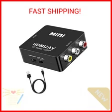 DIGITNOW HDMI to RCA, DIGITNOW 1080P Mini HDMI to Analogue AV 3RCA CVBS Composit