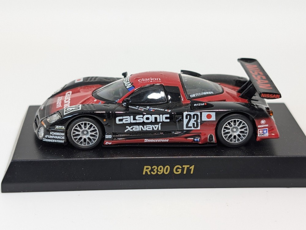 KYOSHO 1:64 NISSAN Racing Car Collection R390 GT1 No.23 1997 from Japan