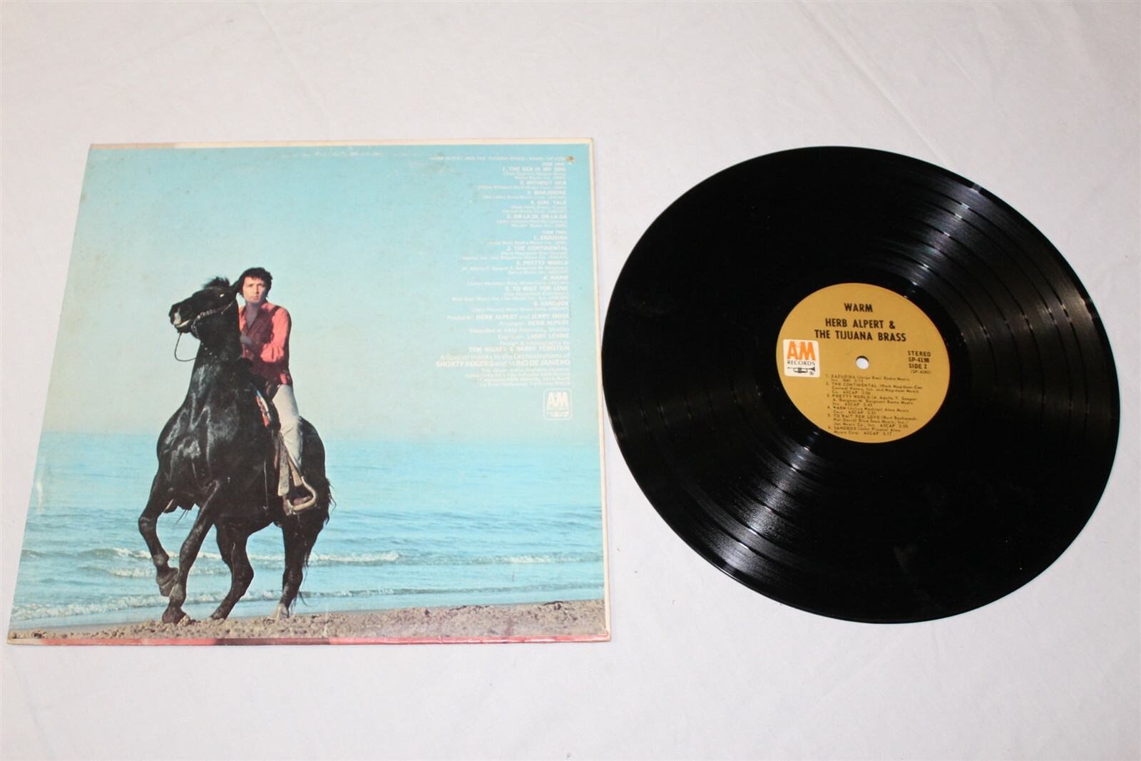 Herb Alpert & The Tijuana Brass Warm SP4190, SP 4190 Vinyl LP, Album