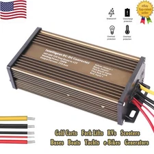 25 Amp Golf Cart Voltage Reducer (48v to 12v) - 300 Watts Dual Power Source