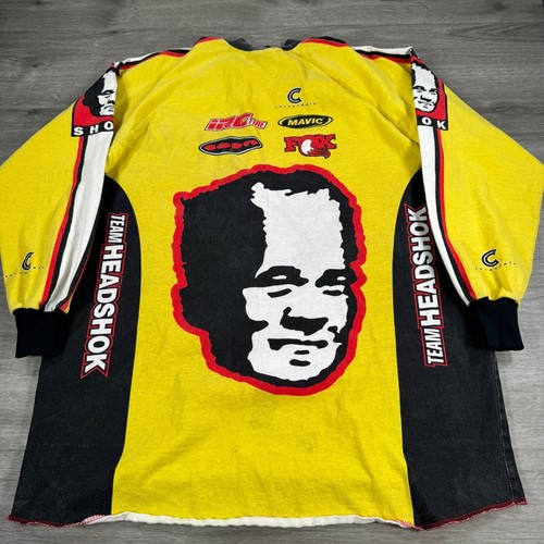 Vintage Cannondale Trikot Shirt Radsport Team Headshok Langarm Fox USA XL - Bild 2 von 9