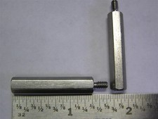 5 Keystone Electronics 2127 Stainless 6-32 x 1 3/8"L 1/4"Hex M/FM Standoffs