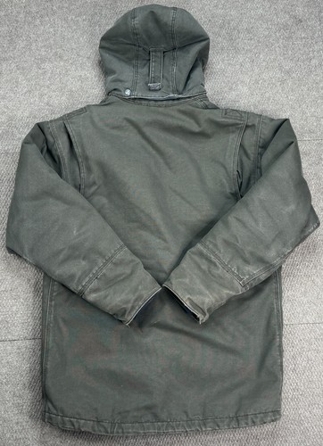 Sorel Vintage Men's Removable Hood Full Zip Long Sleeve Canvas Parka Size Medium - Picture 14 of 16