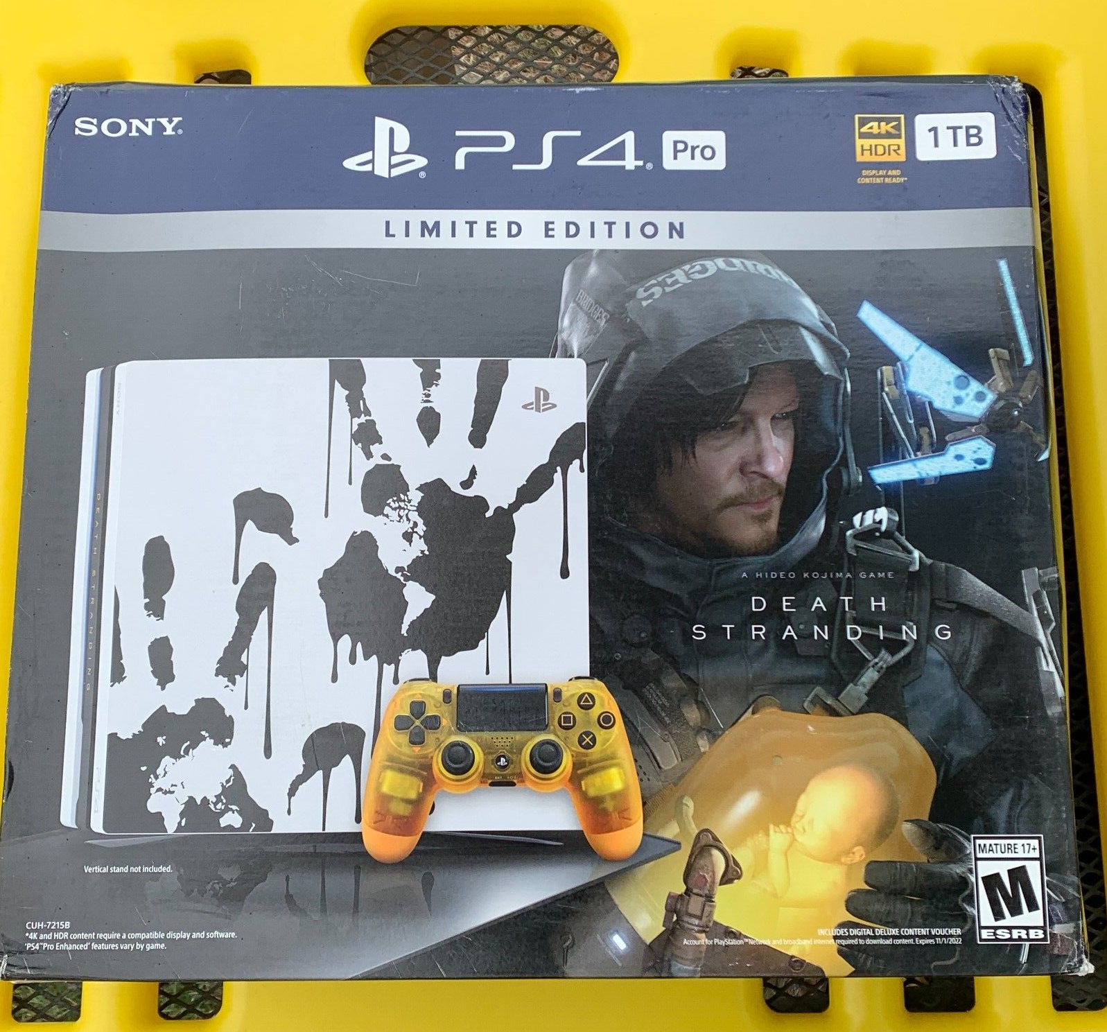 Sony PlayStation 4 PS4 PRO 1TB SSD DEATH STRANDING LIMITED EDITION CIB  Excellent