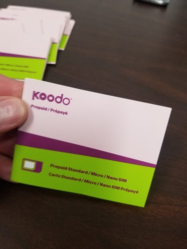 1 CARTE MULTI SIM 3G KOODO MOBILE - GRATUITE.ACTIVATION GRATUITE.NUMÉRO GRATUIT !!! - Photo 2 sur 4