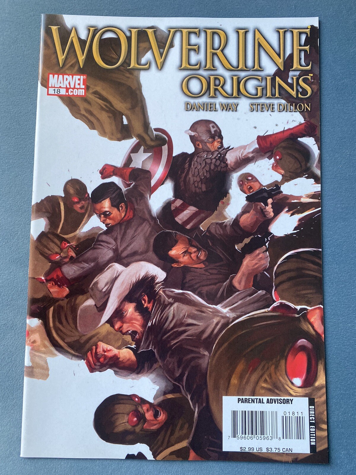 Marvel Comics Wolverine Origins #18 w/ Captain America 2007 1ST PRINT NEW UNREAD