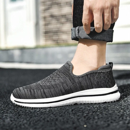 NEU Herren Slipper Sneaker Freizeitschuhe Schlupfschuhe Stoffschuhe Slip-On - Bild 12 von 23