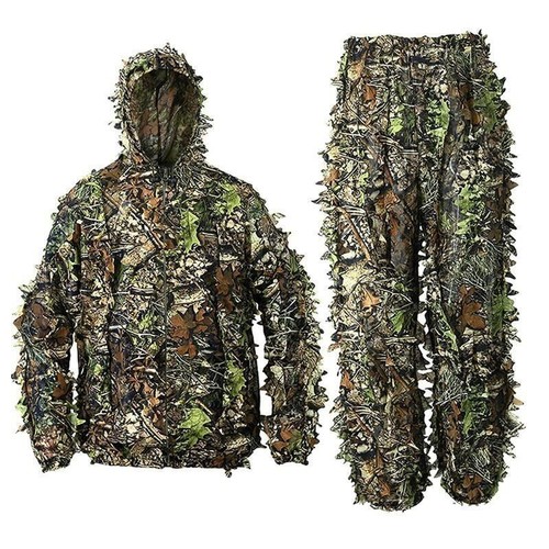 NEW Tactical Hunting Ghillie Suit - Camouflage Suit Jägd Paintball Camouflage - Picture 3 of 11