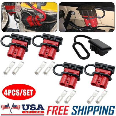 ANDCHIER Wire Connector 4 Pack, 50A Wire Harness Plug Kit For 8 - View #4