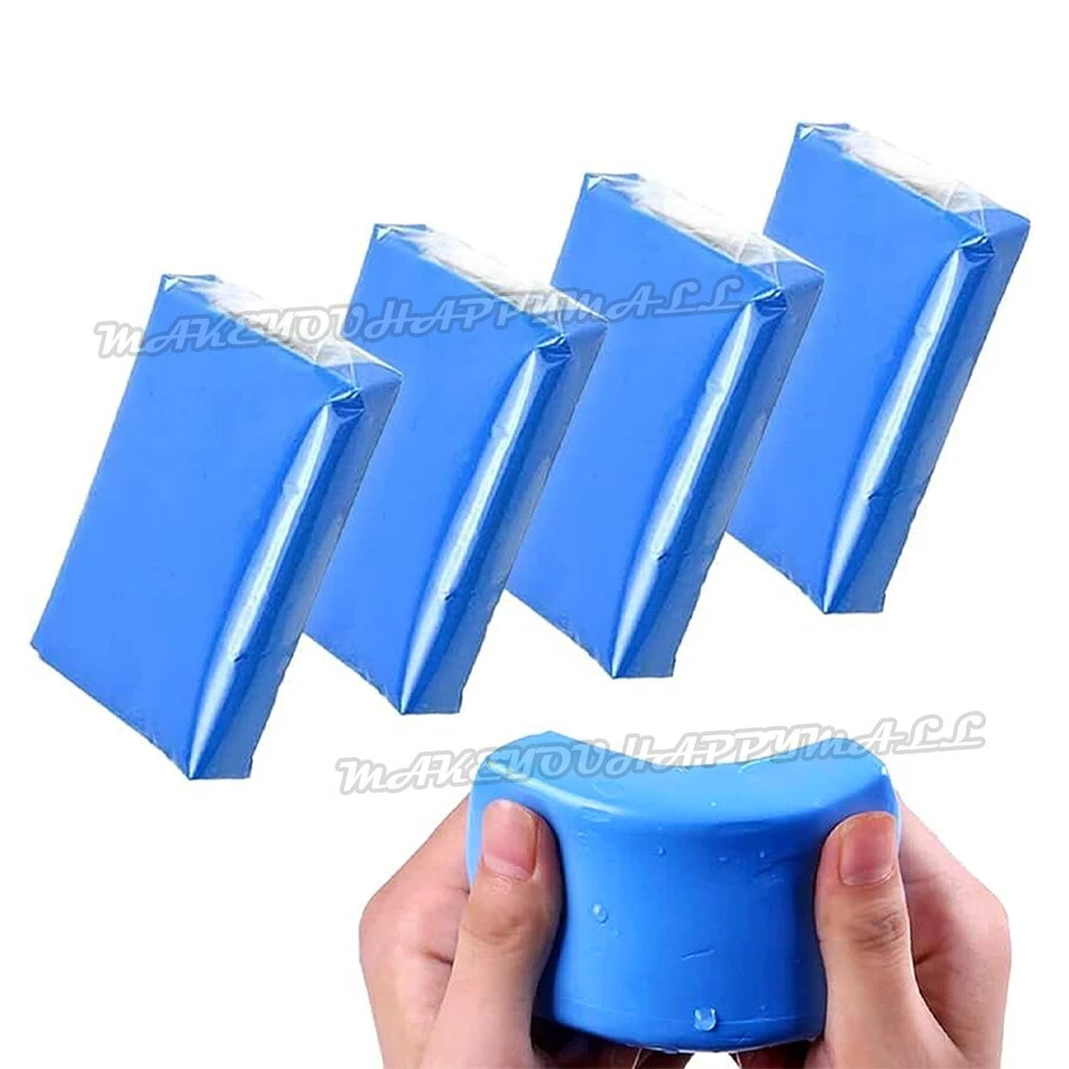 5pcs Truck Car Clay Bar Kit Auto Vehicle Detailing Cleaning Remove Wash Blue Mud - image 2 of 4