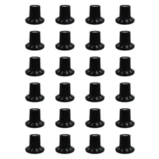 24PCS Guitar Amp Amplifier Knobs Volume Tone Control for FD Guitar Parts Black