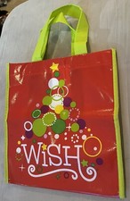 Jouets de Noël des années 2010 RUs sac de vacances réutilisable vinyle vente au détail sac cadeau 9 x 10 x 4"