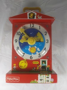 fisher price music box teaching clock 2009