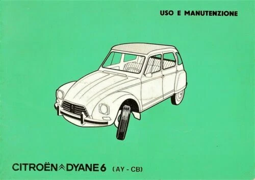 Manuali e istruzioni di manutenzione ordinaria per auto per Citroën