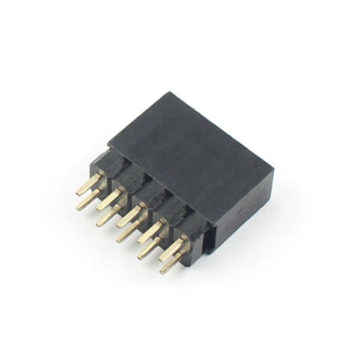 10Pcs PC104 2.54mm 2x5 10 Pin Female Double Row Straight Header Strip Connector