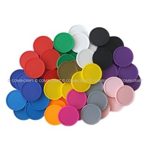 Jetons de consigne vierges bleu clair - Jetons - 500 pièces
