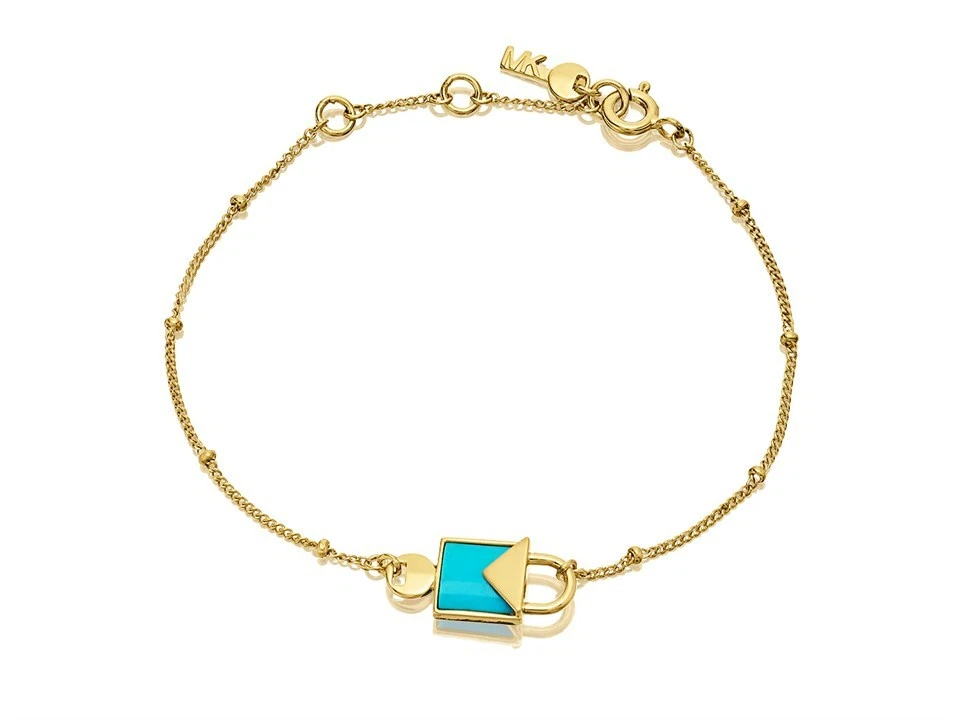 Michael kors hotsell padlock charm bracelet