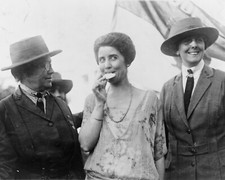 Girl Scout Troop with First Lady Grace Coolidge eating cookies 8X10 Photo 1923