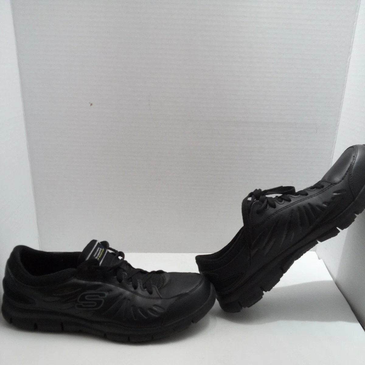 Skechers relaxed fit memory foam cheap womens work shoes