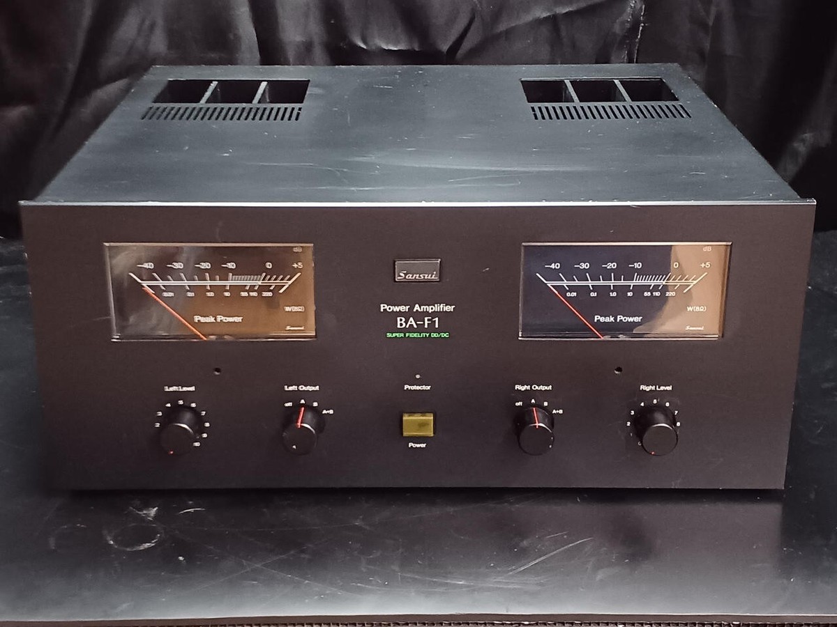 希少品 パワーアンプ SANSUI サンスイ 山水 BA-F1 通電確認済 SANSUI BA-F1の仕様 サンスイ