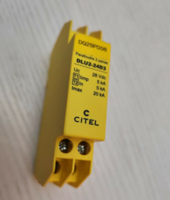 1 PC USED GOOD Signal Lightning Protector DLU2-24D3#B1418Y CL