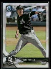 Alec Hansen 2018 Bowman Draft #BDC-146 Chrome Refractors Chicago White Sox
