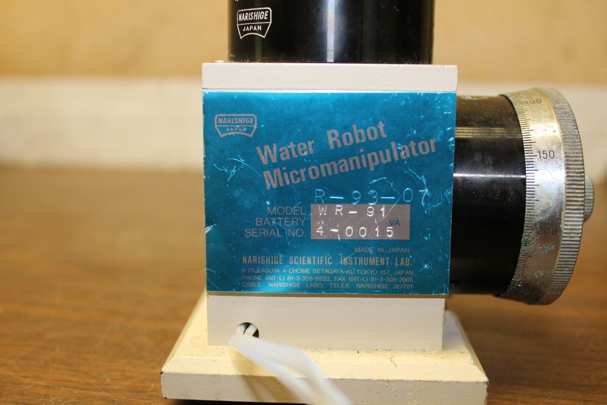 Narishige WR-91 Water Robot Micromanipulator | eBay Narishige WR-91 Water Robot Micromanipulator | eBay