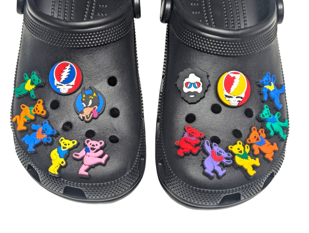 crocs grateful dead charms