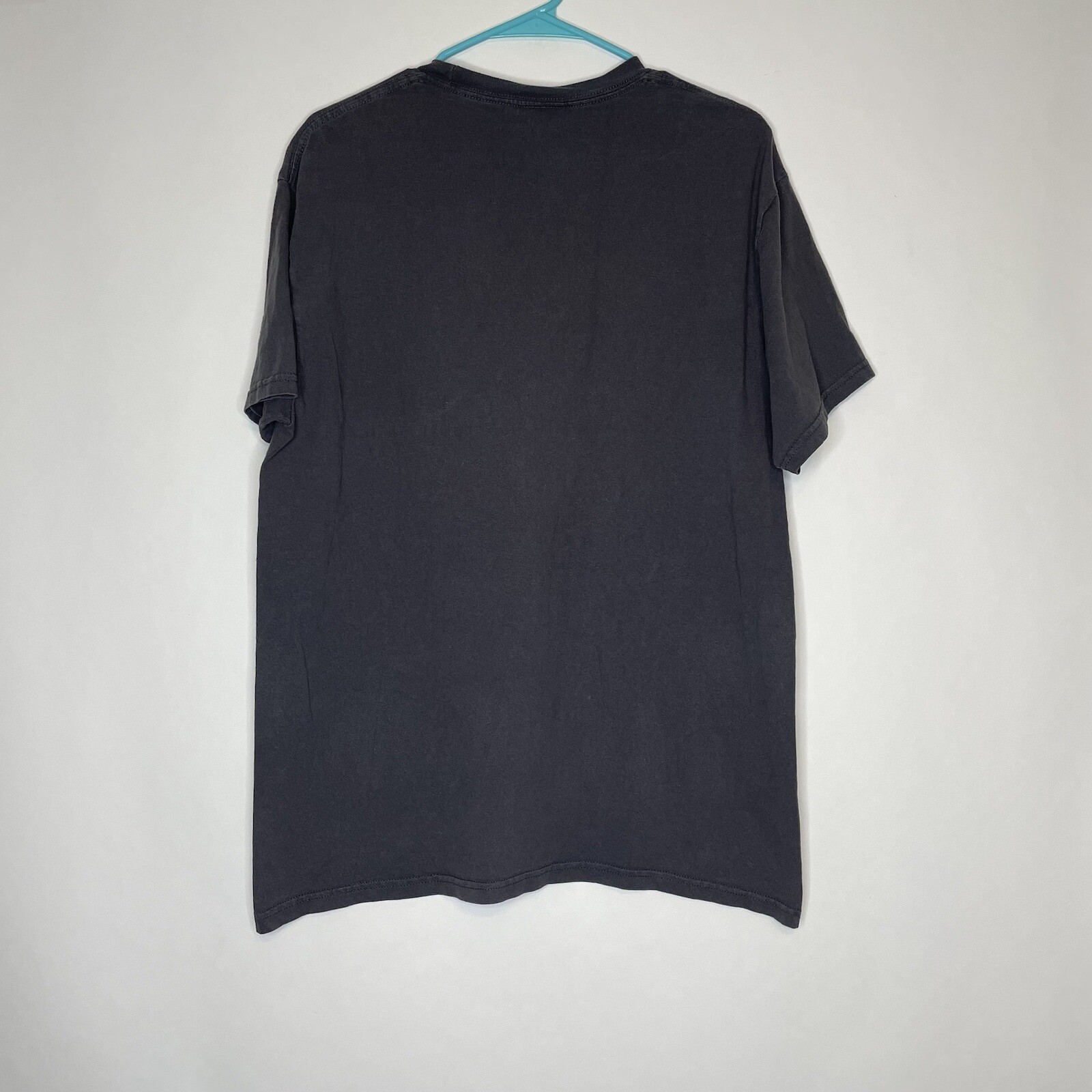 Vintage Y2K Nike Silver Tag Spell Out Essential Swoosh Graphic Shirt Large Faded thumbnail 2