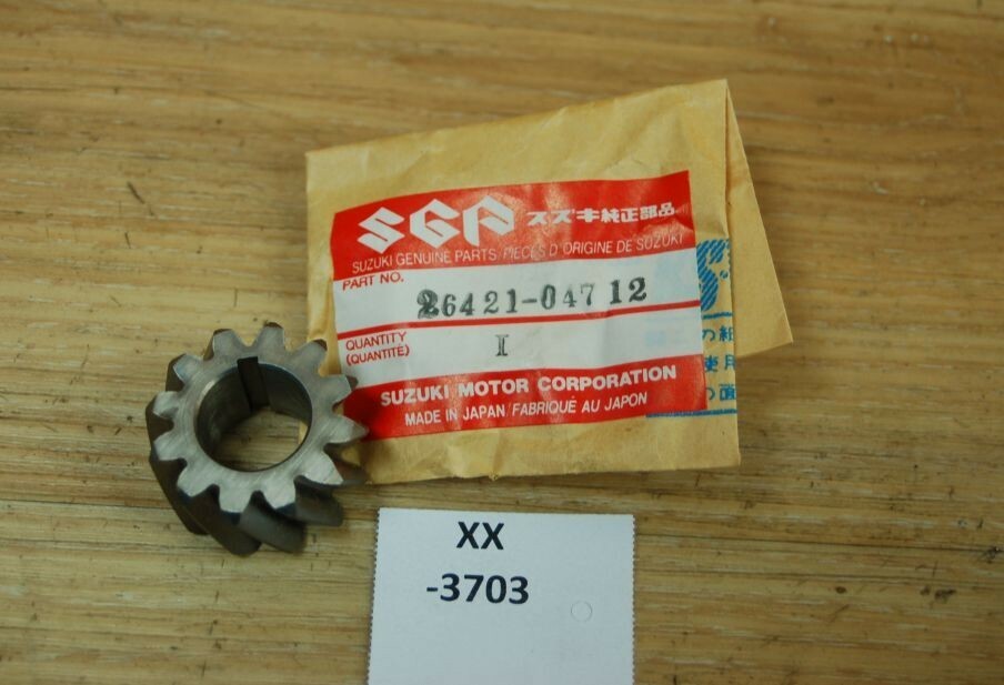 Suzuki 26421-04712 Gear Tachometer Drive Genuine NEU NOS xx3703 | eBay