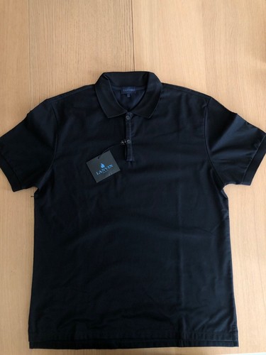 Lanvin Herren Schwarz Polo Medium Kurzarm Baumwolle Polyamid Hergestellt in Italien - Bild 1 von 7