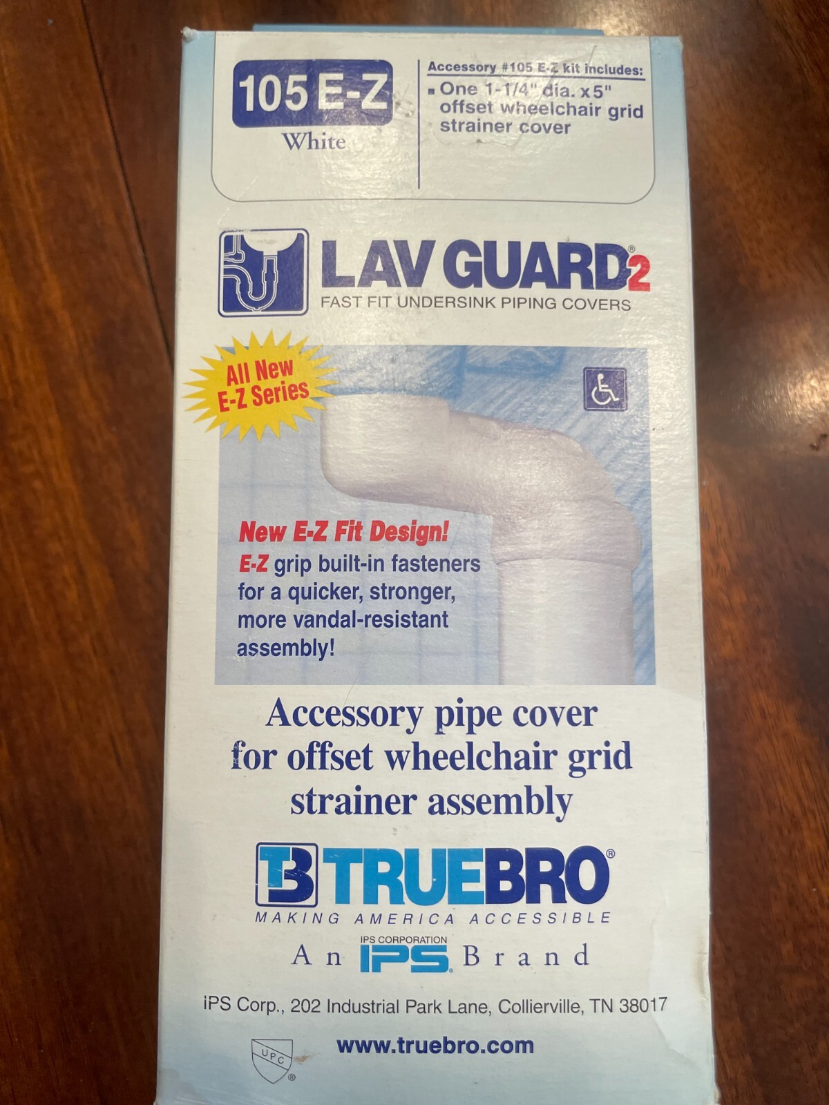TRUEBRO LAV GUARD 105 EZ WHITE ACCESSORY PIPE COVER 1.25" X 5" eBay