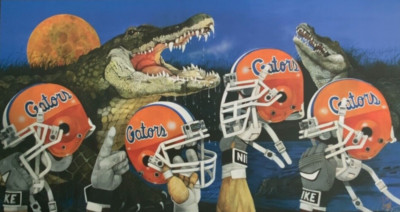 サイコロード プレイマット National Chanpionship 2008 Florida Gators 2008 BCS National Championship Florida Oklahoma 24