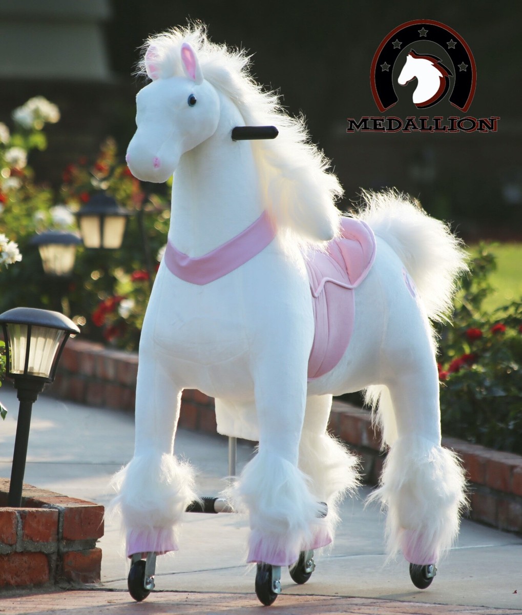 MEDALLION Ride On Rocking Walking Horse Pony For 12 Years