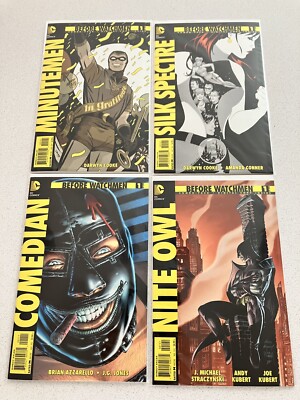 Before The Watchmen comics x 4 issues - DC 2012 Comedian Silk Spectre plus more!