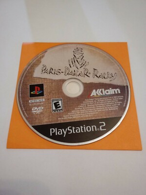 Paris-Dakar Rally Sony Playstation 2 PS2 Game Disc Only Free Ship