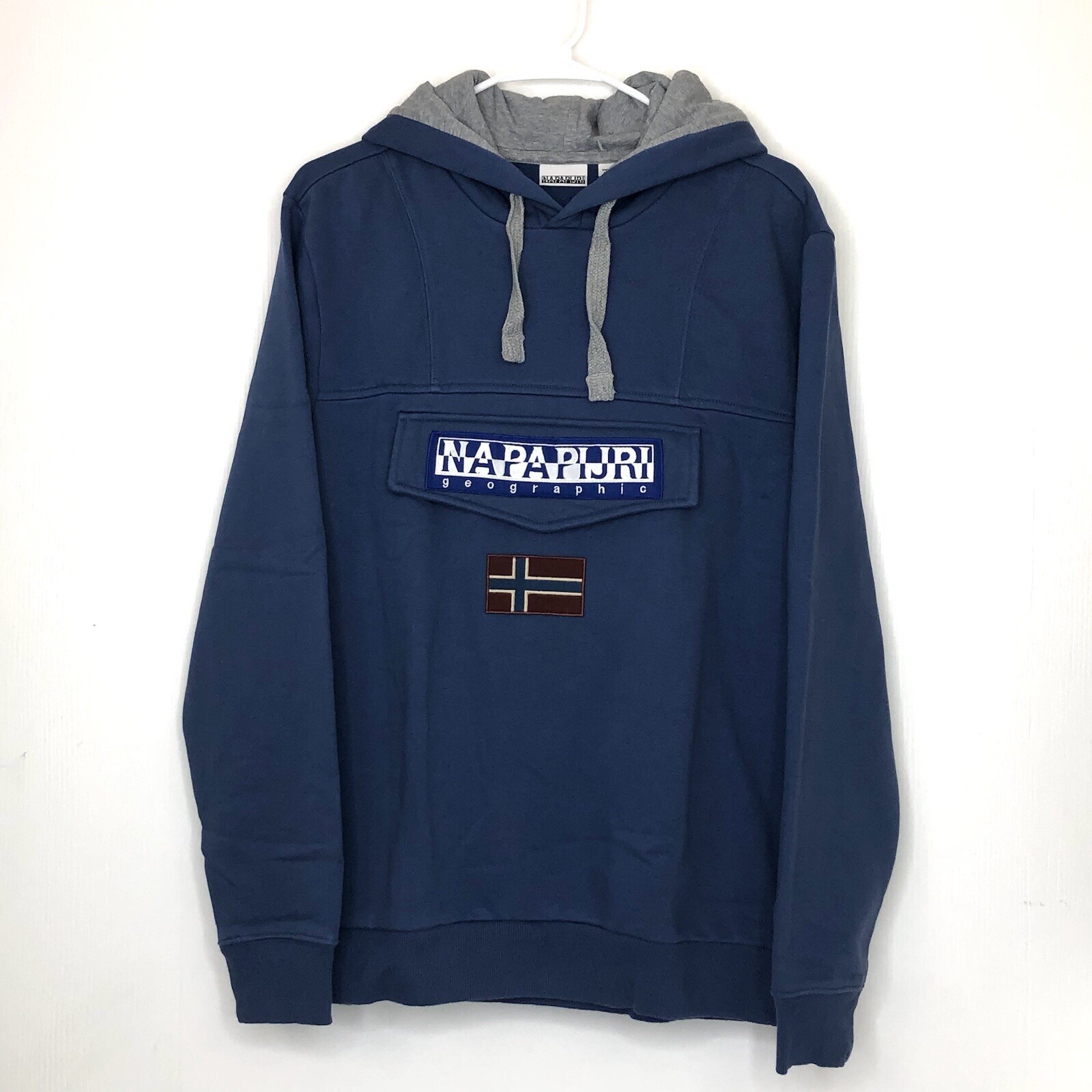 Napapijri Burgee Winter 3 Logo Hoodie Men’s Large