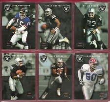 1993 SKYBOX PREMIUM LOS ANGELES RAIDERS TEAM SET (10) PACK FRESH - TIM BROWN HOF