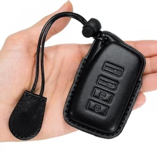 for Lexus Key Fob Cover Genuine Leather with Keychain,Leather Key Case Protec...