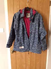 Ladies Lazy Jacks Waterproof  Hooded Jacket- size XL (46 in bust)-good clean con