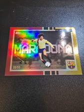 2025-26 Topps Barcelona soccer we want the ball gold /50-Diego Maradona