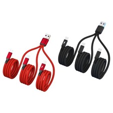 3 in1 Multi Charging Cable USB to Type C Micro USB Connector Fast Charging Cord