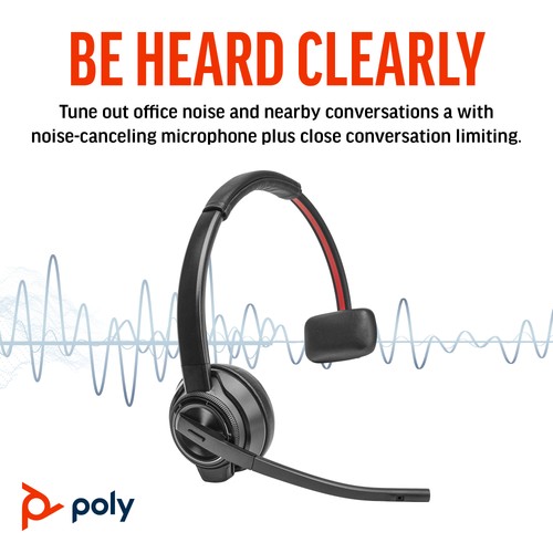 Poly Savi 8410 Biuro Monauralne Microsoft Teams Certified DECT 1920-1930 MHz - Zdjęcie 4 z 6