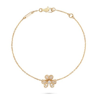 Van Cleef & Arpels Frivole Mini model VCARP24100 K18 yellow gold bracelet