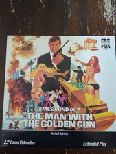 James Bond 007 The Man With The Golden Gun Laser Videodisc Extended Play