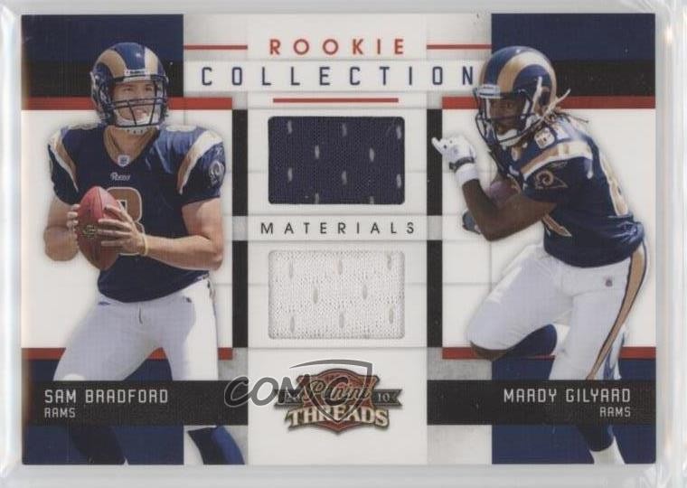 2010 Panini Threads 270/299 Sam Bradford Mardy Gilyard #9 RC n1u